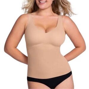 Honeylove LiftWear Shapewear Sand‎ Nude Cami Tank Top Size XL